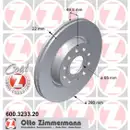 Zimmermann 600.3233.20 Bremsscheiben 2 Stück VW