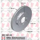 Zimmermann 600.1601.00 Bremsscheiben 2 Stück SEAT