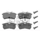 FEBI BILSTEIN 16167 Bremsbelagsatz für FORD