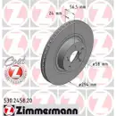 Zimmermann 530.2458.20 Bremsscheiben 2 Stück SUBARU