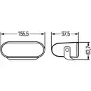 Nebelscheinwerfer Hella 1NA 008 284-001 für Iveco für Mack für Scania für Volvo