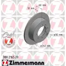 Zimmermann 380.2165.20 Bremsscheiben 2 Stück MITSUBISHI