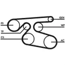 CONTINENTAL CTAM 7PK2000 Keilrippenriemen