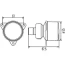HELLA 2BA 008 221-001 Blinkl. 55mm Halogen