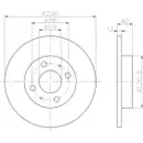 TEXTAR 92061103 Bremsscheiben 2 Stück FIAT