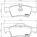 Textar Bremsenset Bremsscheiben Ø300 voll Beläge hinten WK Mercedes E-Klasse