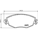 Textar Bremsenset Scheiben Ø300 Beläge vorn Ford Mondeo III bis Bj. 03/2007
