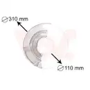 VAN WEZEL Spritzblech Bremsscheibe vo. re. 5874372