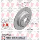 Zimmermann 280.3179.20 Bremsscheiben 2 Stück HONDA