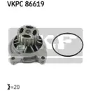 SKF VKPC 86619 Wasserpumpe