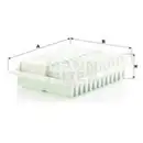 Luftfilter Mann-filter C 24 005 für Toyota