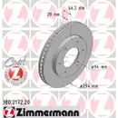 Zimmermann 380.2172.20 Bremsscheiben 2 Stück MITSUBISHI