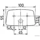 HERTH+BUSS ELPARTS 84750051 Kennzeichenleuchte