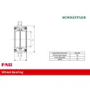 FAG 713 6104 30 Radlagersatz