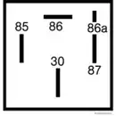 HERTH+BUSS ELPARTS 75614122 Relais, Kraftstoffpumpe 30A für VW, SEAT, AUDI
