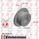 Zimmermann 400.6468.20 Bremsscheiben 2 Stück MERCEDES-BENZ