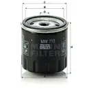 MANN-FILTER MW 713 Oelfilter