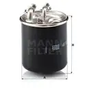 MANN-FILTER WK 820/2 X Kraftstoffilter