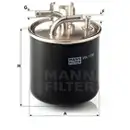MANN-FILTER WK 1136 Kraftstoffilter