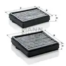Filter Innenraumluft Mann-filter CUK 20 000-2 für Mercedes Benz