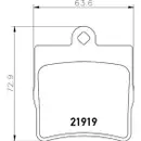 Textar Bremsenset Bremsscheiben Ø278 voll Bremsbeläge hinten Mercedes SLK CLK