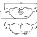 Textar Bremsbeläge hinten + Warnkontakt BMW 3er E46 Coupe Touring Cabriolet