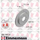 Zimmermann 280.3181.20 Bremsscheiben 2 Stück HONDA