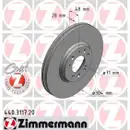 Zimmermann 440.3117.20 Bremsscheiben 2 Stück PEUGEOT