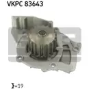 SKF VKPC 83643 Wasserpumpe