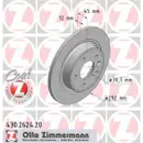 Zimmermann 430.2624.20 Bremsscheiben 2 Stück OPEL