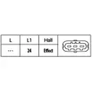 HELLA 6PU 009 121-911 Sensor, Nockenwellenposition