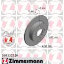 Zimmermann 540.5302.20 Bremsscheiben 2 Stück SUZUKI