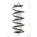 2x Spidan Fahrwerksfeder 55981 Vorderachse Opel Vectra B