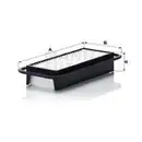 MANN-FILTER C 2610 Luftfilter