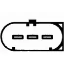 HELLA 6PR 008 324-101 Sensor, Motoroelstand