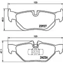 Textar Bremsenset Scheiben Ø300 belüftet Beläge Ceramic WK hinten BMW 1er 3er