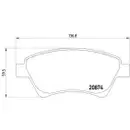Textar Bremsenset Scheiben Ø280 belüftet Beläge vorn Renault Megane II Scénic II