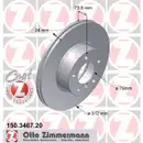 Zimmermann 150.3467.20 Bremsscheiben 2 Stück BMW