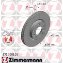Zimmermann 370.3083.20 Bremsscheiben 2 Stück MAZDA