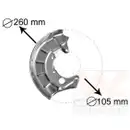 VAN WEZEL 5880372 Spritzblech Bremsscheibe vo. re.