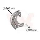 VAN WEZEL 5880372 Spritzblech Bremsscheibe vo. re.