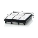 MANN-FILTER C 2740 Luftfilter