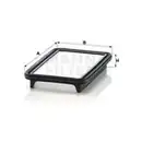 Luftfilter Mann-filter C 24 019 für Suzuki