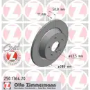 Zimmermann 250.1364.20 Bremsscheiben 2 Stück FORD