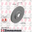 Zimmermann 250.1362.20 Bremsscheiben 2 Stück FORD