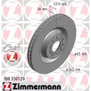 Zimmermann 100.3301.20 Bremsscheiben 2 Stück VW