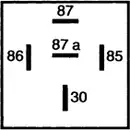 HELLA 4RD 007 794-021 Relais, Arbeitsstrom 12V
