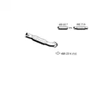 Abgasrohr Ernst 341585 für Ford Vorne