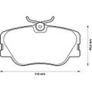 Bremsbelagsatz Scheibenbremse Jurid 571382J für Mercedes Benz für Mercedes Benz