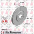 Zimmermann 180.3023.20 Bremsscheiben 2 Stück CITROËN